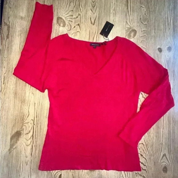 BCBG Max Azria red top - Picture 1 of 4